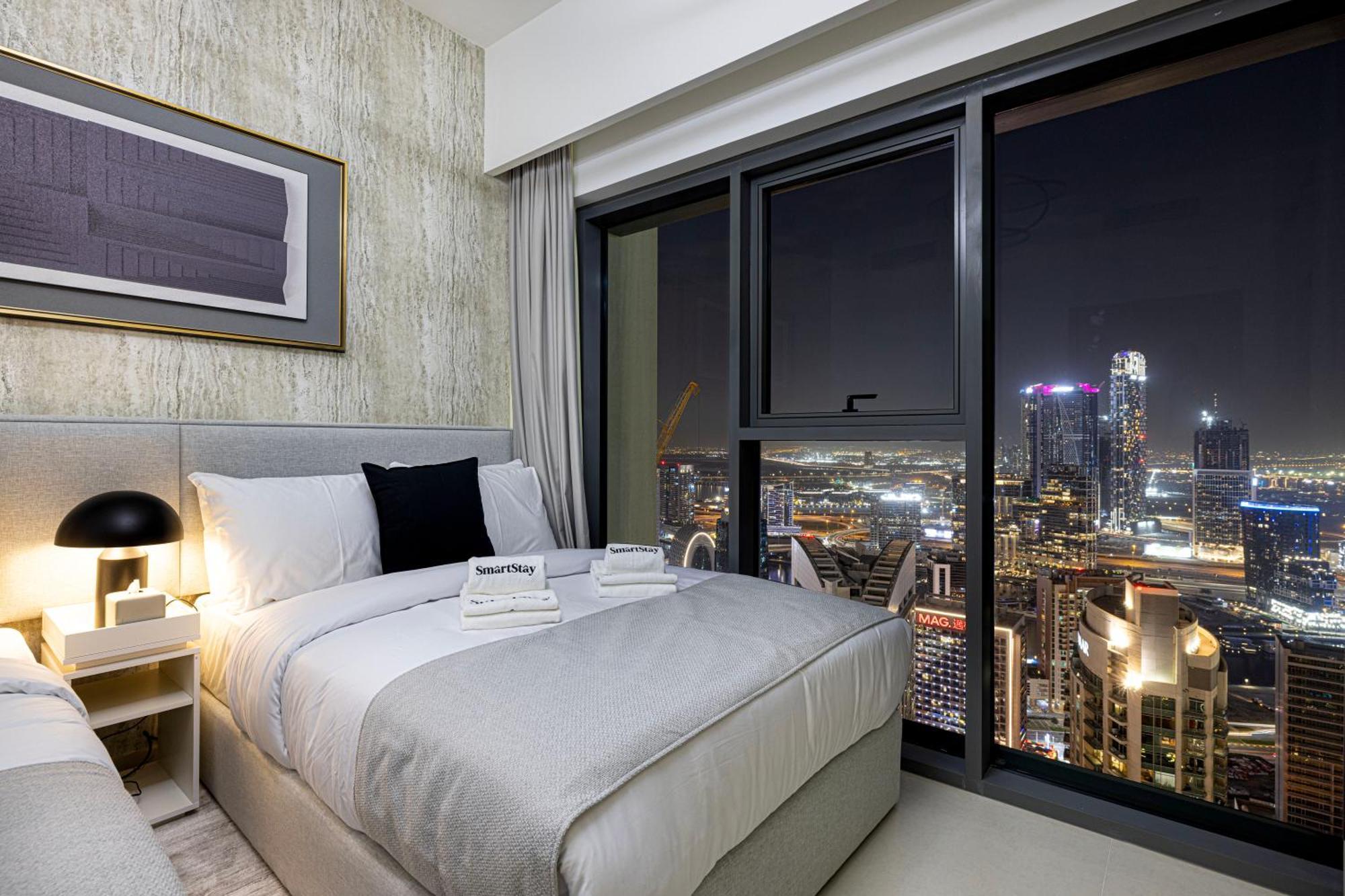 Smartstay At Burj Royale - Full Burj Khalifa View - Brand New Luxury Apartments Dubai Eksteriør bilde