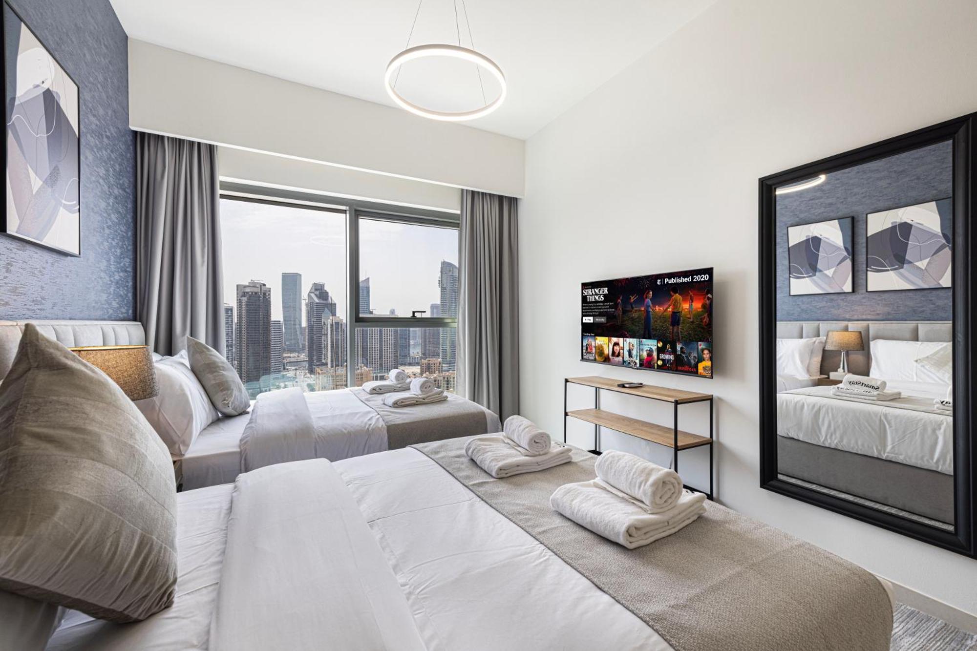 Smartstay At Burj Royale - Full Burj Khalifa View - Brand New Luxury Apartments Dubai Eksteriør bilde