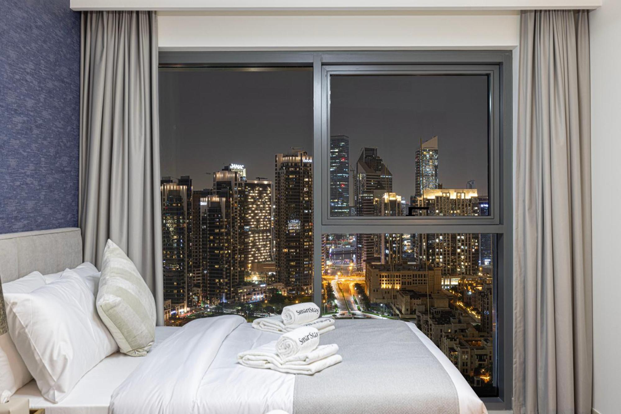 Smartstay At Burj Royale - Full Burj Khalifa View - Brand New Luxury Apartments Dubai Eksteriør bilde