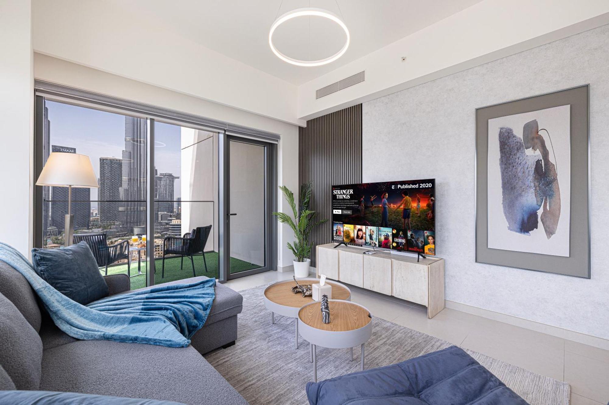 Smartstay At Burj Royale - Full Burj Khalifa View - Brand New Luxury Apartments Dubai Eksteriør bilde