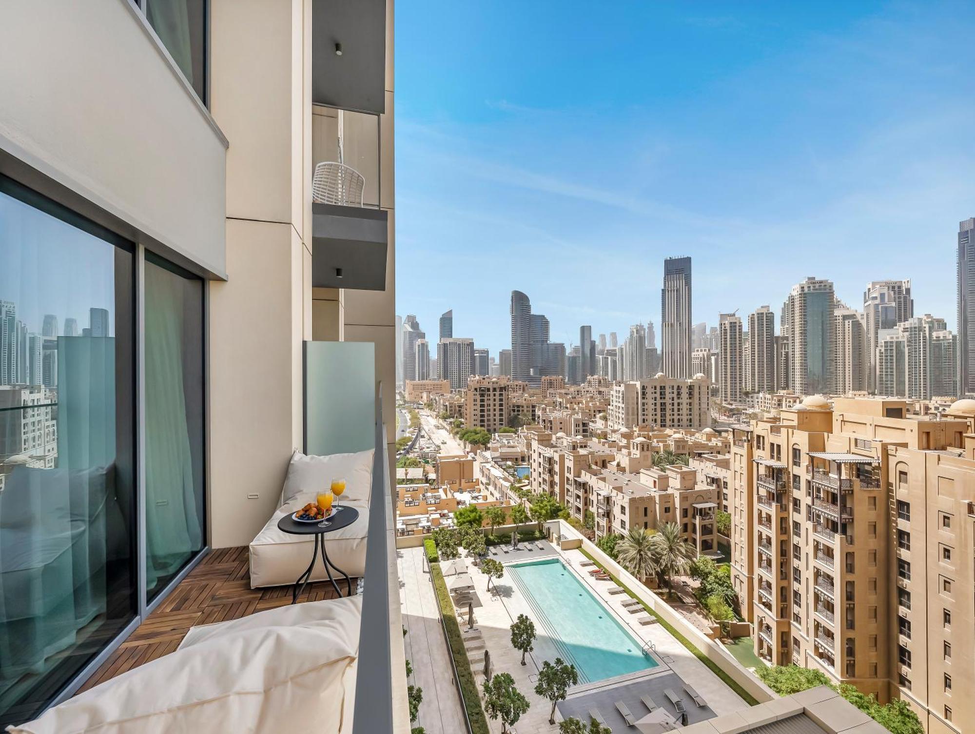 Smartstay At Burj Royale - Full Burj Khalifa View - Brand New Luxury Apartments Dubai Eksteriør bilde