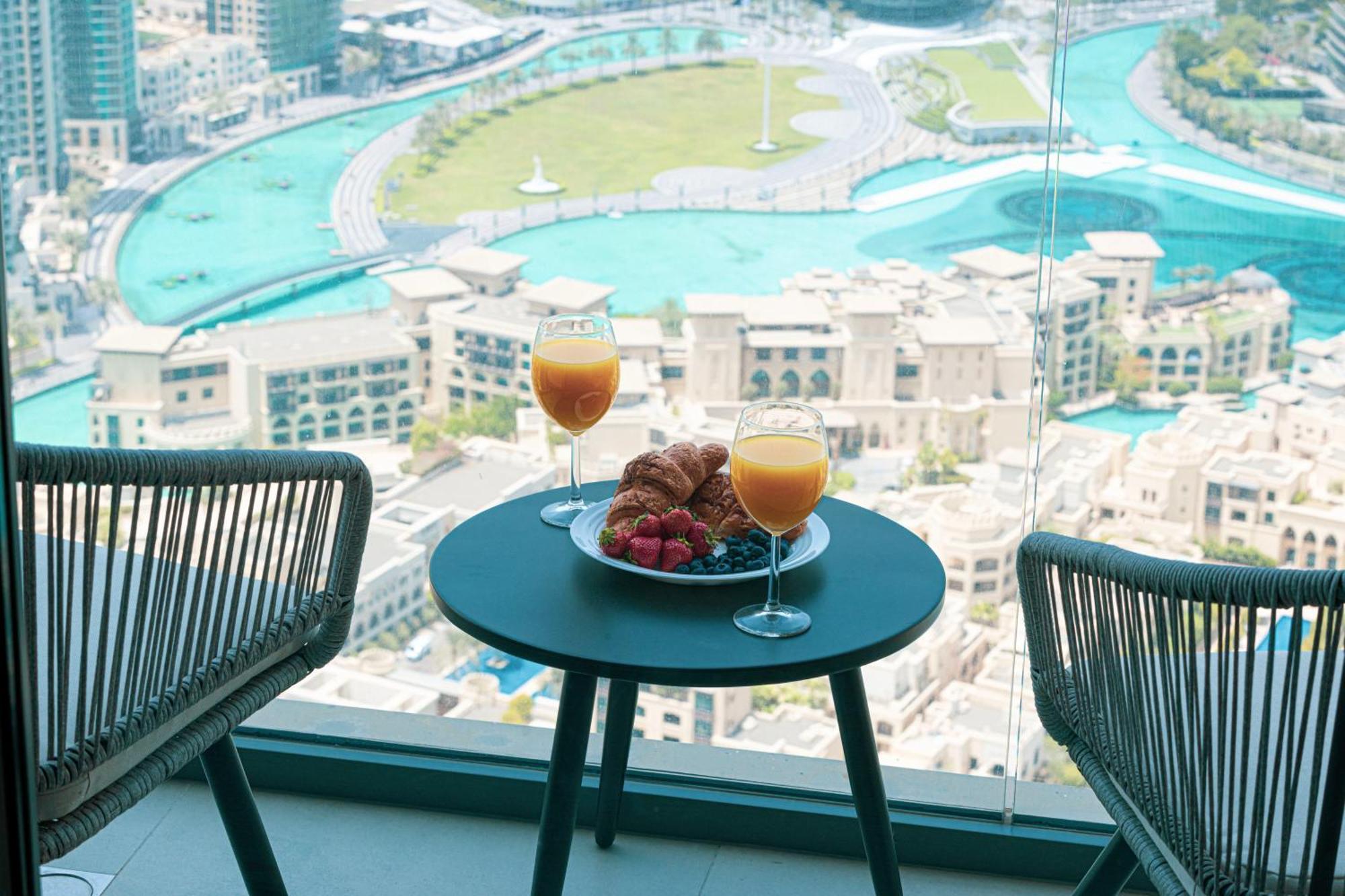 Smartstay At Burj Royale - Full Burj Khalifa View - Brand New Luxury Apartments Dubai Eksteriør bilde