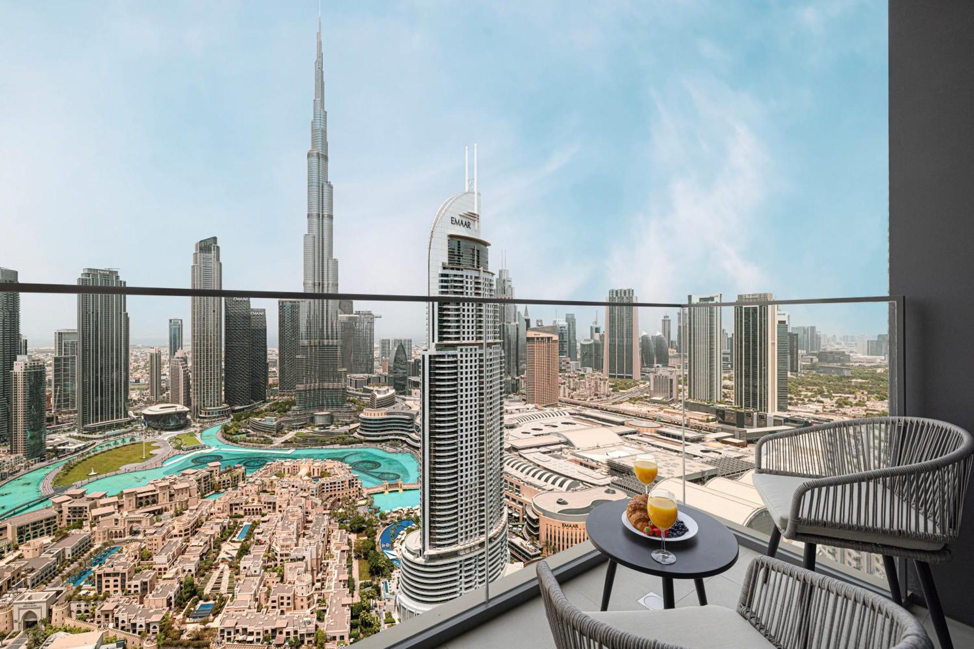 Smartstay At Burj Royale - Full Burj Khalifa View - Brand New Luxury Apartments Dubai Eksteriør bilde